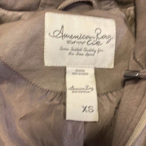 American Rag faux leather short jacket - Picture 2 of 2